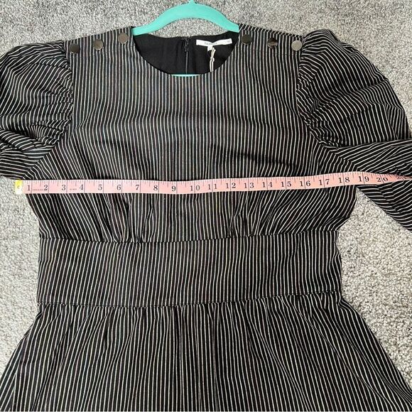 NWT Revolve x Tularosa Carla Dress in black multi stripe - Picture 13 of 16